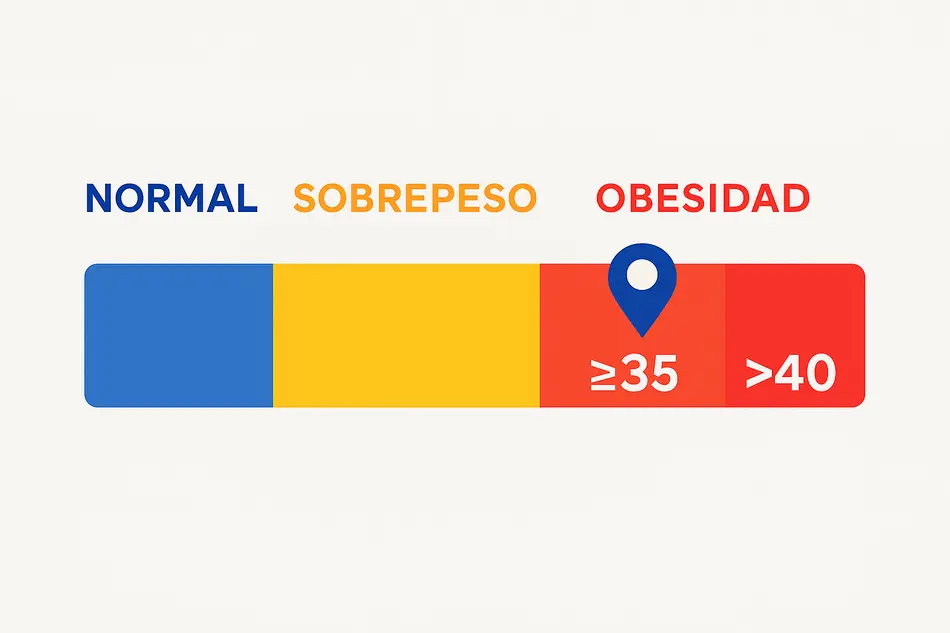 qué IMC debo tener para operarme con el Bono PAD Fonasa en cirugía bariátrica